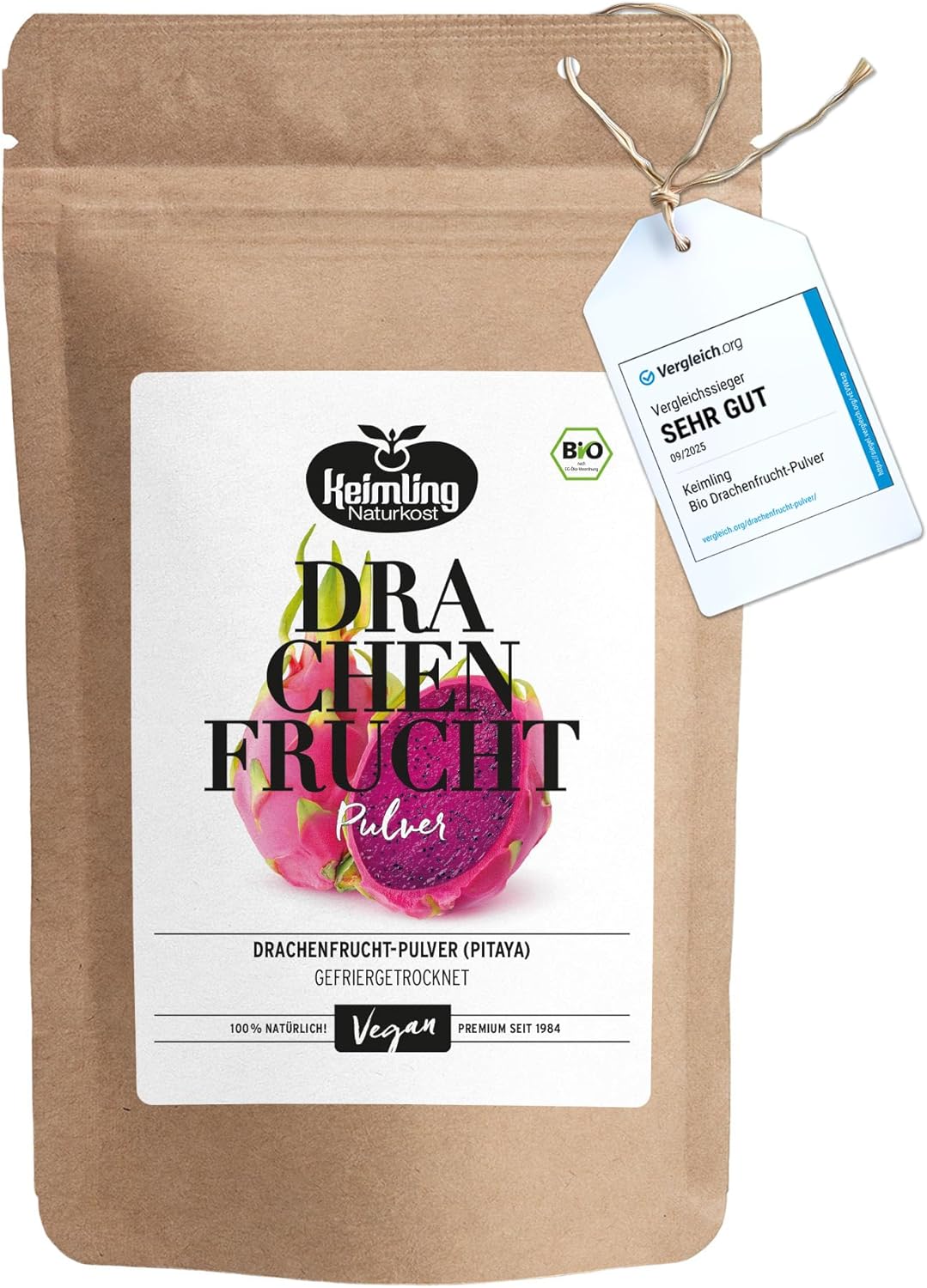Drachenfrucht Pulver Bio (Pink Pitaya)